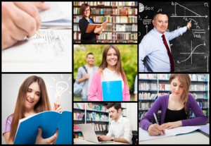Composition of education related images