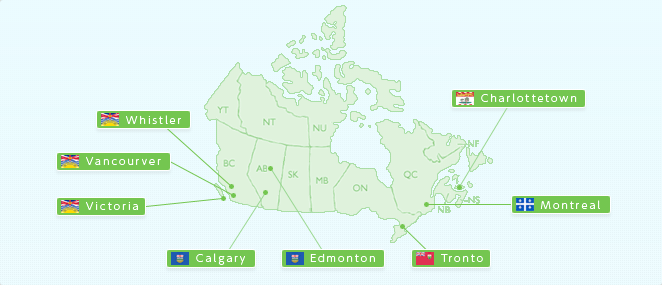 カナダマップ